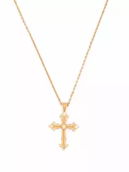 Колье Fleury Cross с подвеской Emanuele Bicocchi, золотой