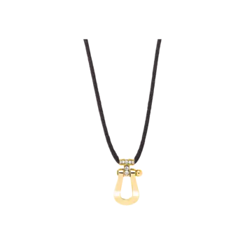 Колье Force 10, большая модель, желтое золото, бриллианты Fred