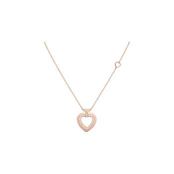 Колье Fred Pretty woman "I love you" из розового золота с бриллиантами