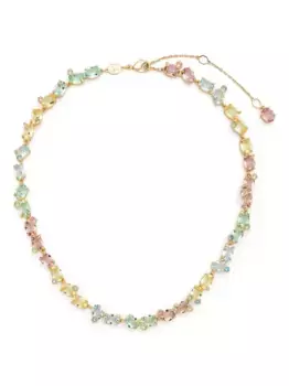 Колье Gema Tennis Swarovski, золотой