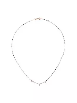 Колье Gigi из розового золота с бриллиантами Gigi Clozeau, черный