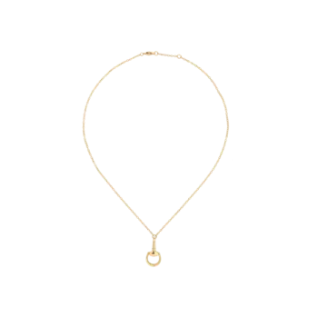 Колье Gucci Horsebit из желтого золота