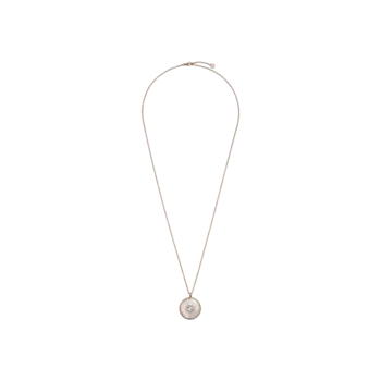 Колье Gucci Interlocking из розового золота с бриллиантами