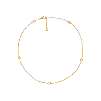 Колье Gucci Interlocking из желтого золота