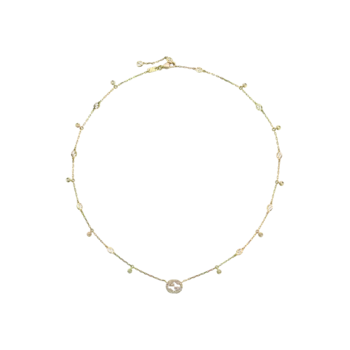 Колье Gucci из желтого золота с бриллиантами