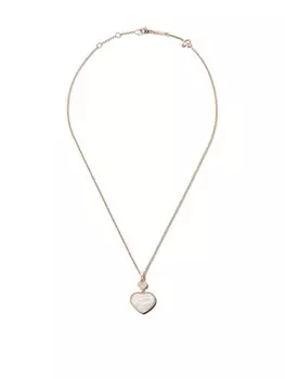 Колье Happy Hearts из розового золота с бриллиантами Chopard, розовый