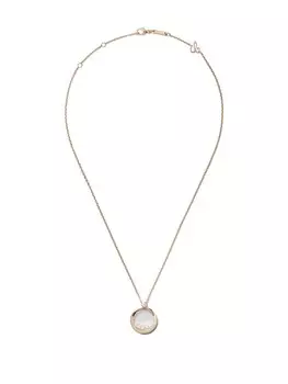 Колье Happy Hearts из розового золота с бриллиантами Chopard, розовый