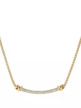Колье Helena из желтого золота с бриллиантами David Yurman, золотой