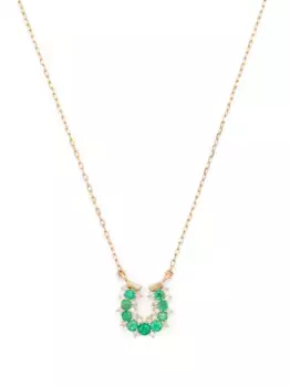 Колье Horseshoe из желтого золота с бриллиантами Adina Reyter, золотой