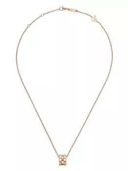 Колье Ice Cube с подвеской Chopard, розовый