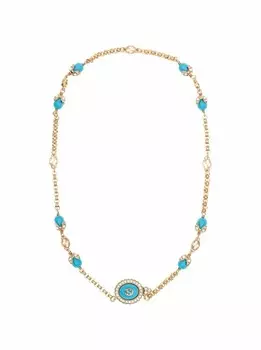 Колье Interlocking G Gucci, синий