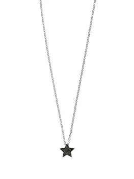 Колье из белого золота с бриллиантами ALINKA, серебряный