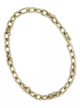 Колье из позолоченного серебра Furla, золотой