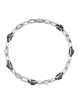 Колье из позолоченного серебра Philipp Plein, серебяный