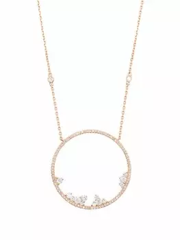 Колье из розового золота с бриллиантами Djula, розовый