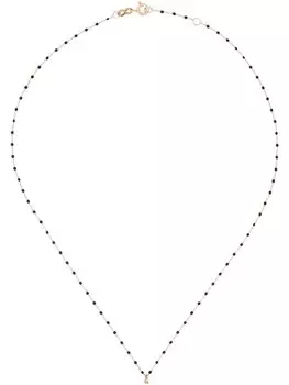 Колье из розового золота с бриллиантом Gigi Clozeau, розовый