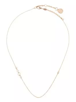 Колье из розового золота с топазом и бриллиантами Brumani, золотой