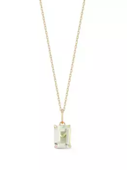 Колье из желтого золота с аметистом Mateo, золотой