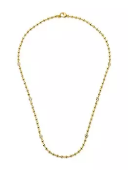 Колье из желтого золота с бриллиантами BUDDHA MAMA, золотой