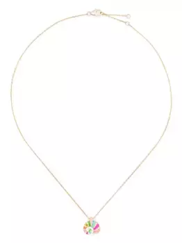 Колье из желтого золота с бриллиантами Yvonne Lon, золотой