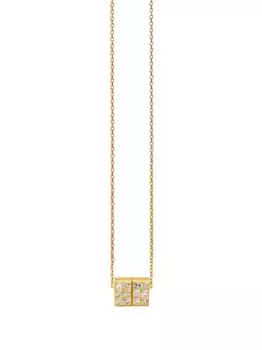 Колье из желтого золота с бриллиантами Shihara, золотой