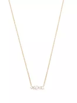 Колье из желтого золота с бриллиантами Ef Collection, золотой