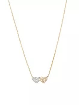 Колье из желтого золота с бриллиантами Sydney Evan, золотой