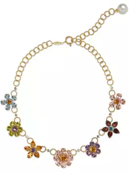 Колье из желтого золота с цветочным декором DOLCE & GABBANA, золотой