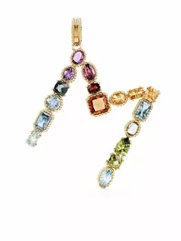 Колье из желтого золота с камнями Dolce & Gabbana, золотой
