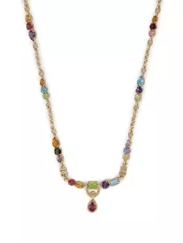 Колье из желтого золота с камнями Dolce & Gabbana, золотой