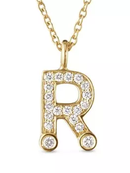 Колье из желтого золота с подвеской Petite R Sophie Bille Brahe, золотой