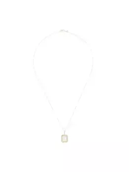 Колье из желтого золота с подвеской K и бриллиантам Mateo, золотой