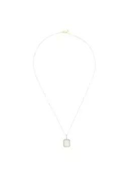 Колье из желтого золота с подвеской и бриллиантом Mateo, золотой