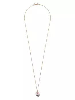 Колье из желтого золота с подвеской из жемчуга TASAKI, золотой