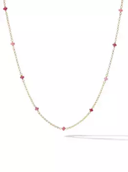 Колье из желтого золота с рубинами David Yurman, золотой