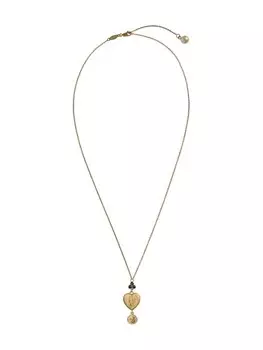 Колье из желтого золота с сапфиром Dolce & Gabbana, золотой