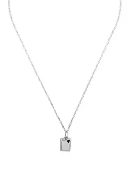 Колье Jewell Beneath Tag Capsule Eleven, серебряный