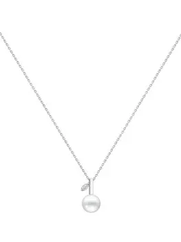 Колье Kugel из белого золота с бриллиантами TASAKI, серебряный