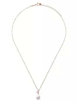 Колье Kugel из розового золота с жемчугом и бриллиантом TASAKI, золотой