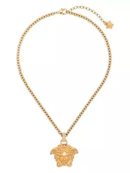 Колье La Medusa с кристаллами Versace, золотой