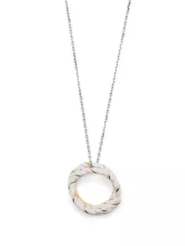 Колье Laces с подвеской Maison Margiela, белый