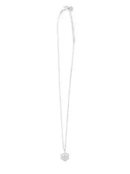 Колье Magic с подвеской Swarovski, серебяный