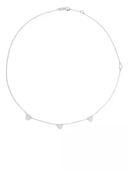 Колье Margherita из белого золота с бриллиантами Damiani, серебряный