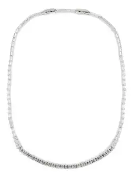 Колье Matrix Swarovski, серебяный