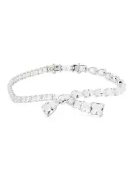 Колье Matrix Swarovski, серебяный