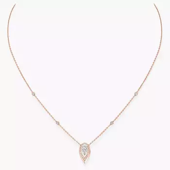 Колье Messika Fiery 0.25CT, розовое золото/бриллианты