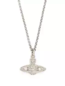 Колье Mini Bas Relief с подвеской Vivienne Westwood, серебяный