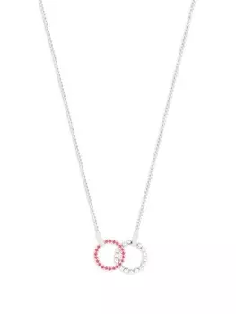 Колье Moon Eden из белого золота с рубином Officina Bernardi, серебряный