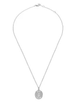 Колье Must Have из белого золота с бриллиантами LEO PIZZO, серебряный