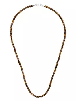 Колье Nodo с бусинами Tateossian, коричневый